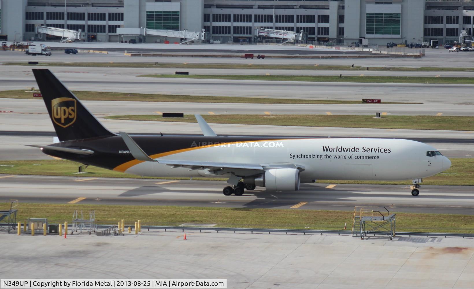 N349UP, 2012 Boeing 767-34AF/ER C/N 37947, UPS 767-300