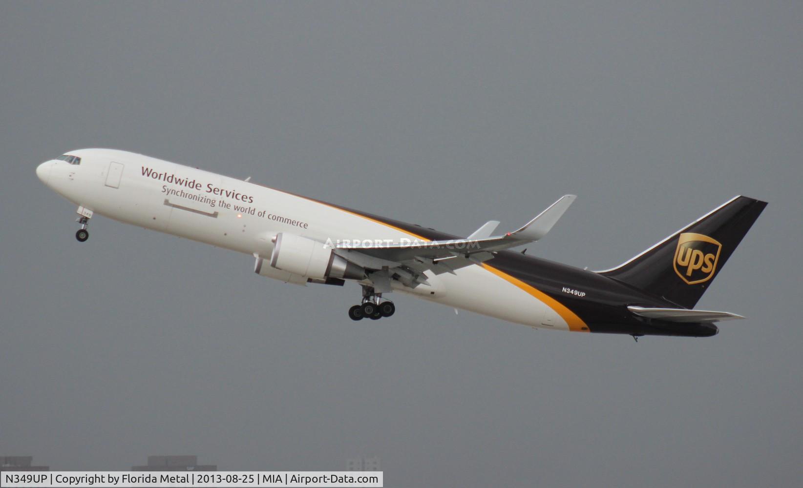 N349UP, 2012 Boeing 767-34AF/ER C/N 37947, UPS 767-300