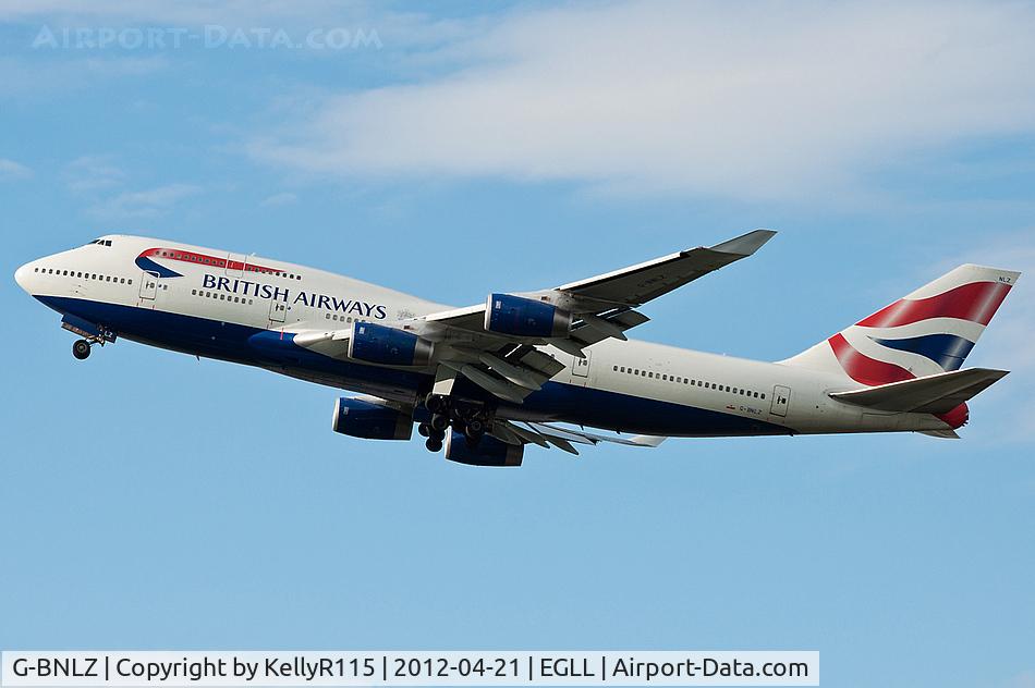 G-BNLZ, 1993 Boeing 747-436 C/N 27091, London Heathrow - British Airways