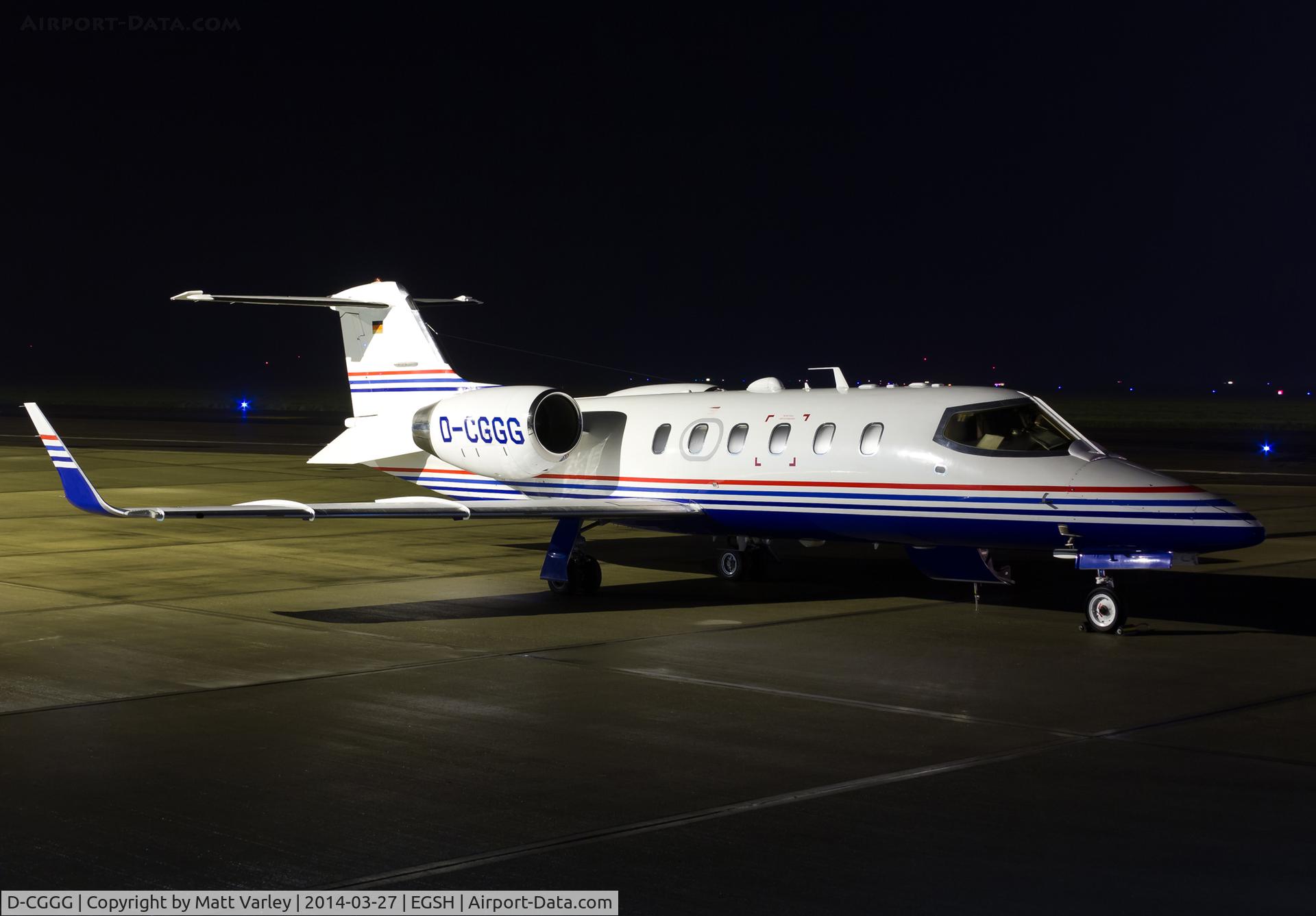 D-CGGG, 2001 Learjet 31A C/N 31A-227, Sat on the SaxonAir ramp....