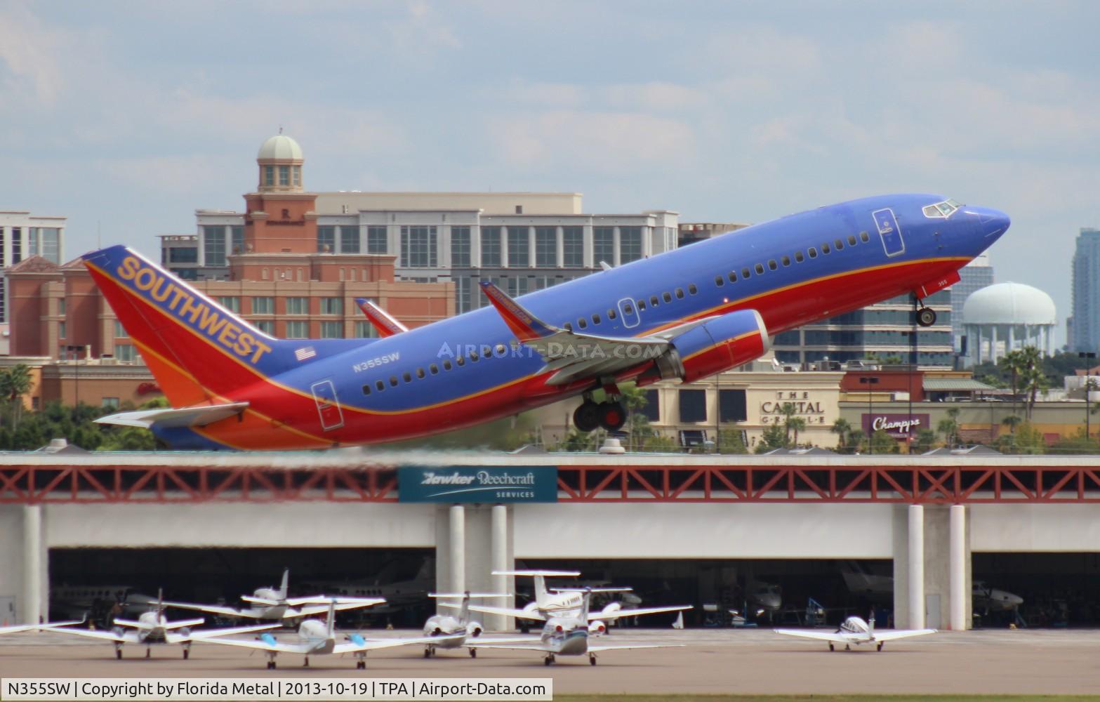 N355SW, 1991 Boeing 737-3H4 C/N 25250, Southwest 737-300