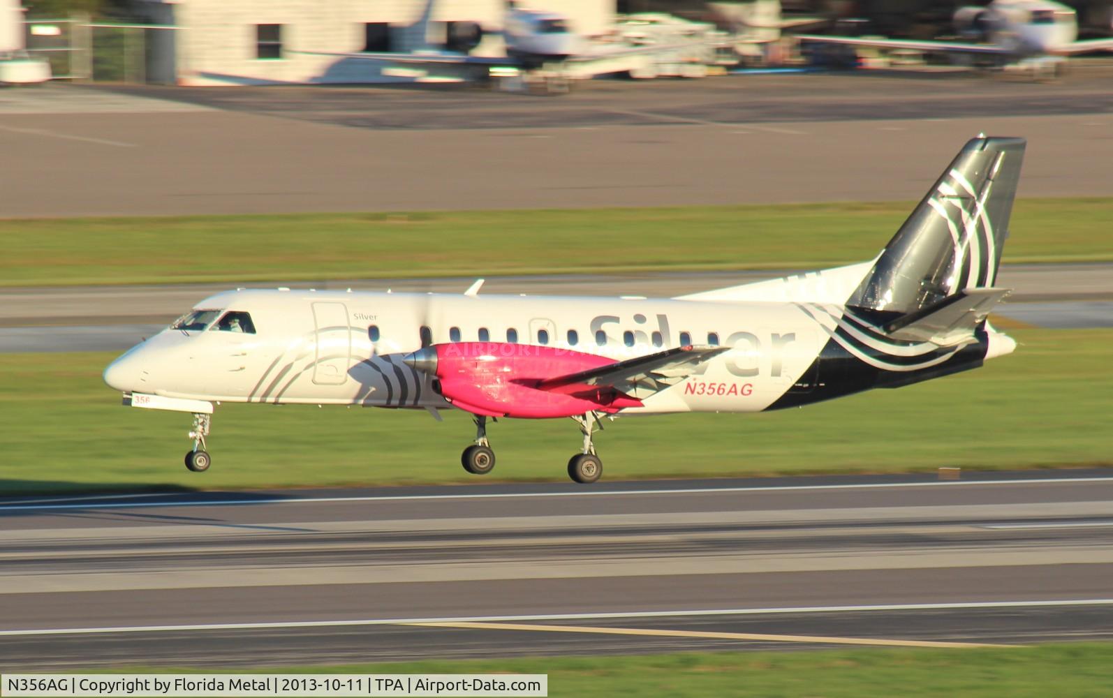 N356AG, 1997 Saab 340B C/N 340B-411, Silver Airways Saab 340