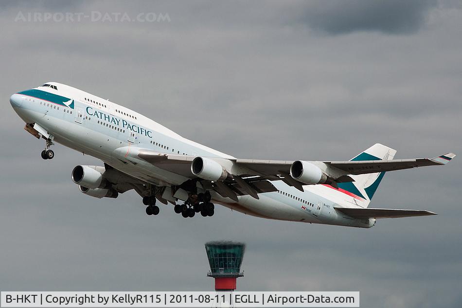 B-HKT, 1992 Boeing 747-412 C/N 27132, London Heathrow - Cathay Pacific