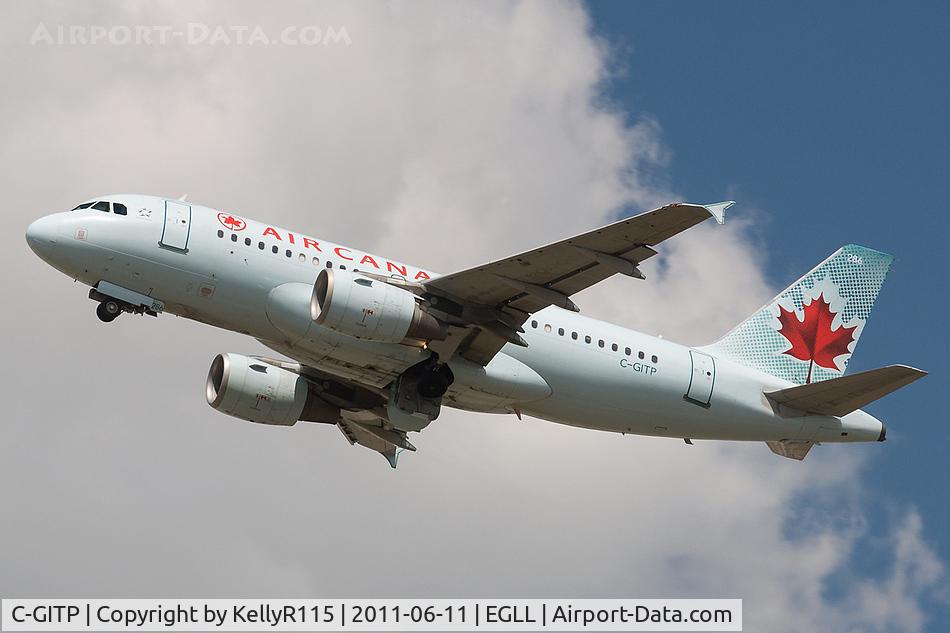 C-GITP, 2001 Airbus A319-112 C/N 1562, London Heathrow - Air Canada