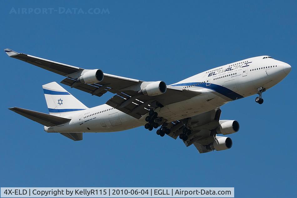 4X-ELD, 1999 Boeing 747-458 C/N 29328, London Heathrow - El Al Israel Airlines