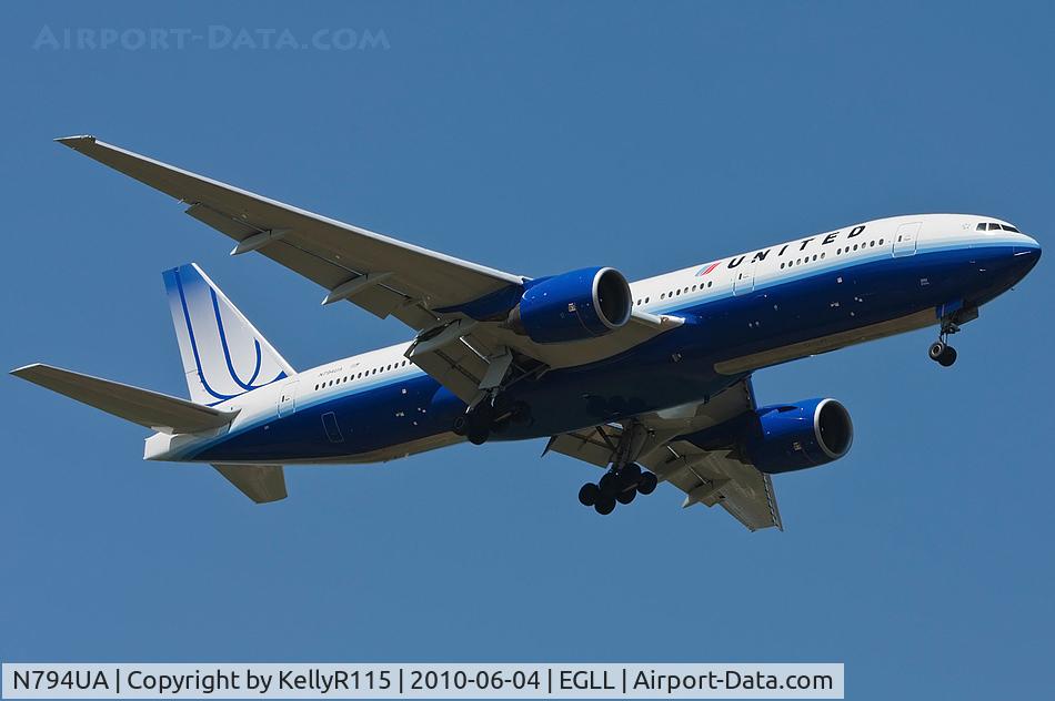 N794UA, 1997 Boeing 777-222 C/N 26953, London Heathrow - United Airlines