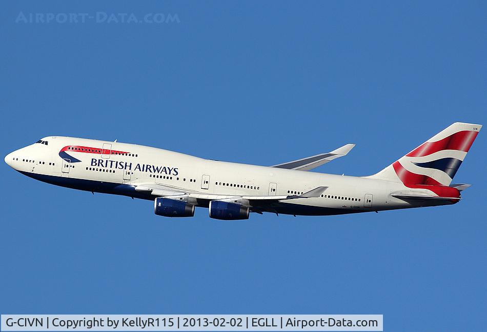 G-CIVN, 1997 Boeing 747-436 C/N 28848, London Heathrow - British Airways