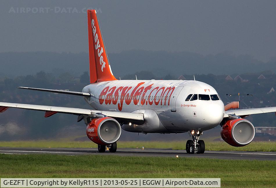 G-EZFT, 2009 Airbus A319-111 C/N 4132, London Luton - easyJet