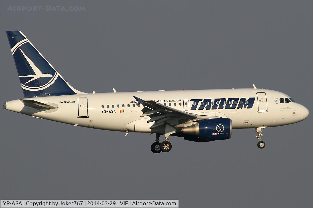 YR-ASA, 2006 Airbus A318-111 C/N 2931, Tarom
