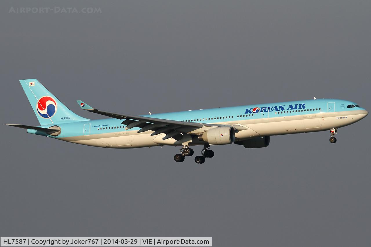 HL7587, Airbus A330-323 C/N 368, Korean Air