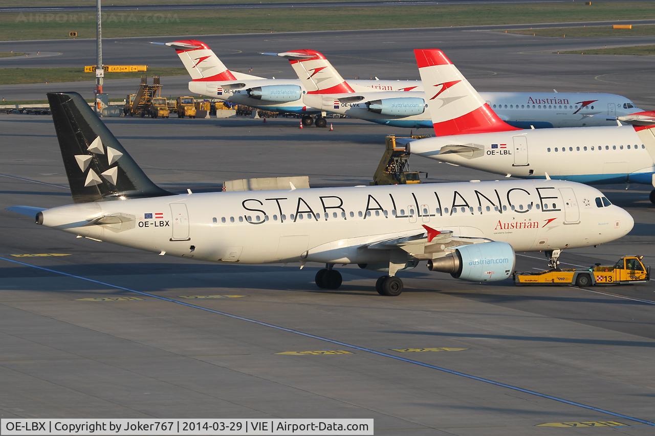 OE-LBX, 2002 Airbus A320-214 C/N 1735, Austrian Airlines