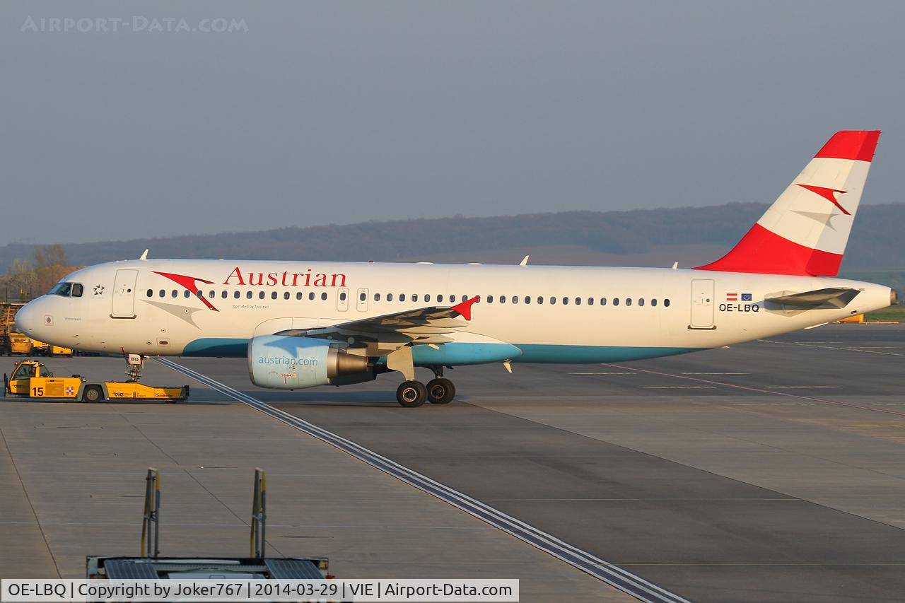 OE-LBQ, 1999 Airbus A320-214 C/N 1137, Austrian Airlines