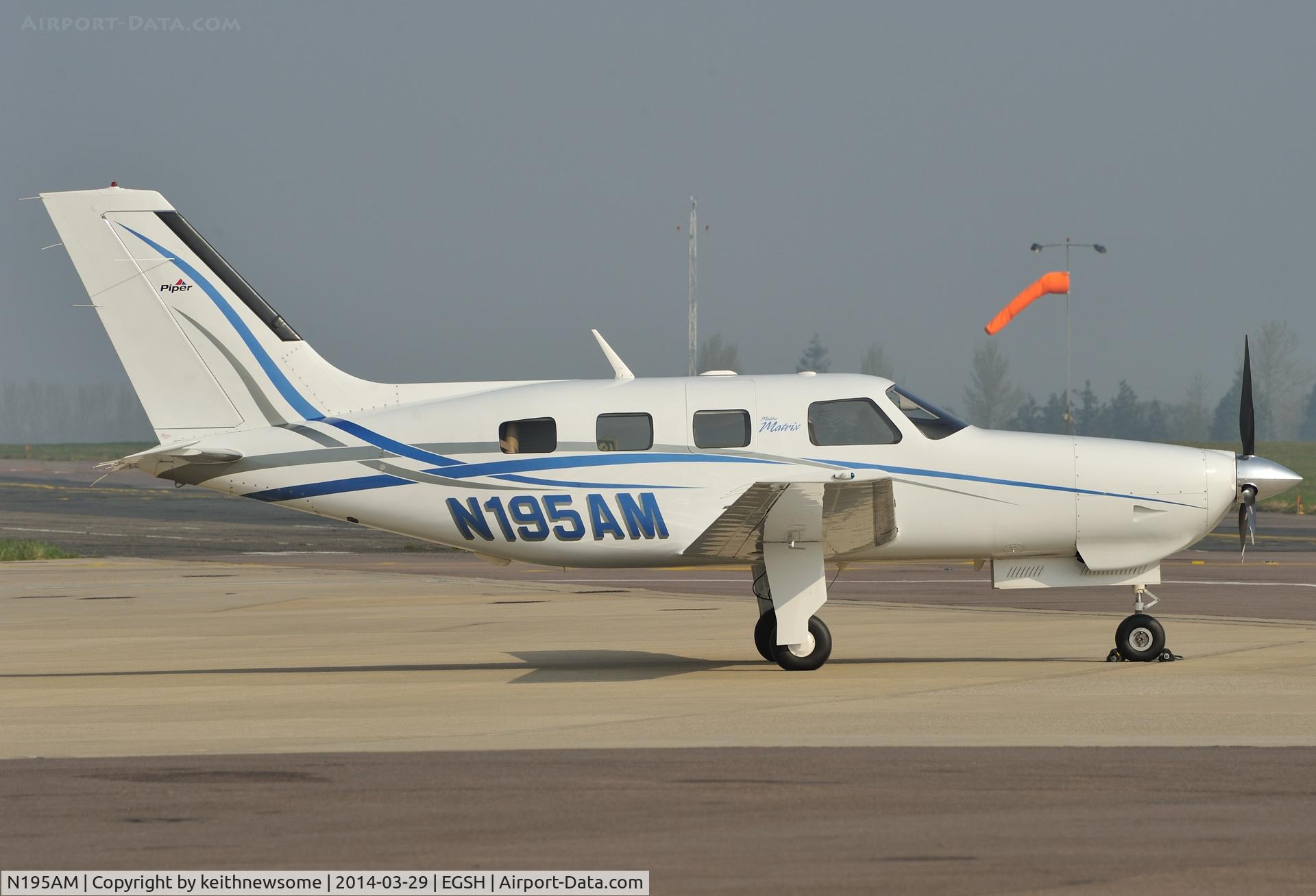 N195AM, 2010 Piper PA-46R-350T Malibu Matrix C/N 4692146, Nice Visitor in sunshine !