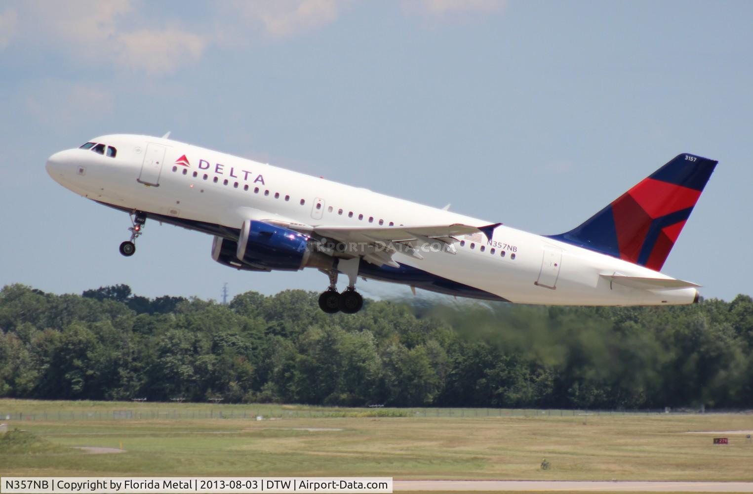 N357NB, 2002 Airbus A319-114 C/N 1875, Delta A319