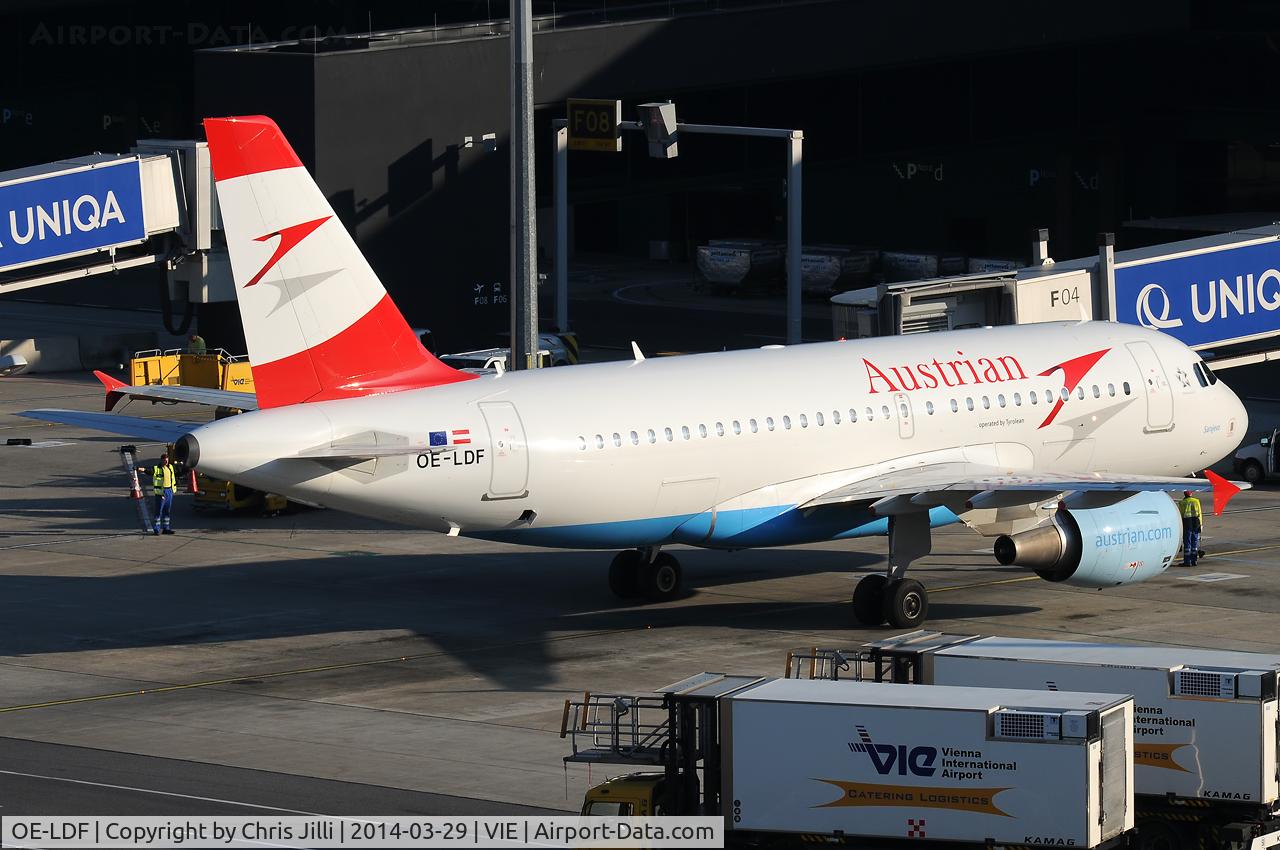 OE-LDF, 2005 Airbus A319-112 C/N 2547, Austrian Airlines