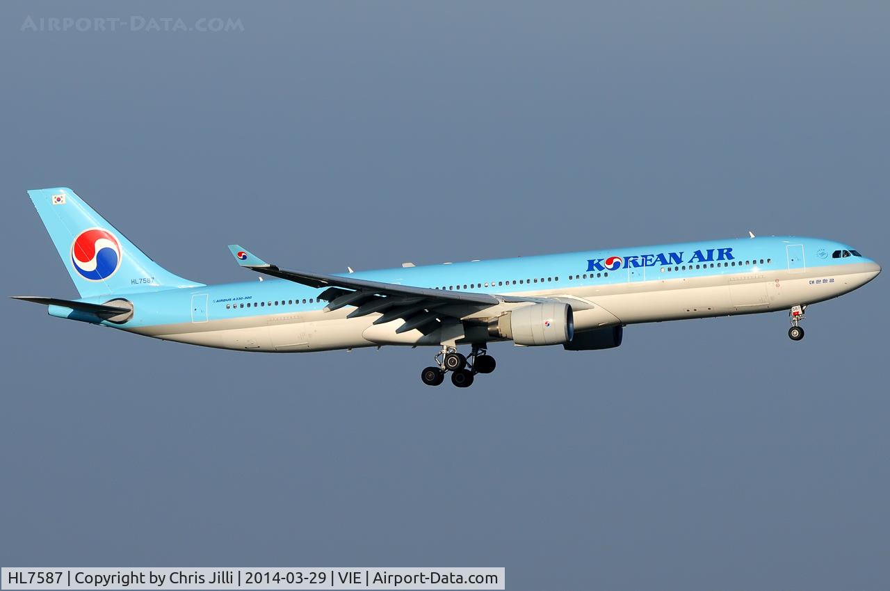 HL7587, Airbus A330-323 C/N 368, Korean Air