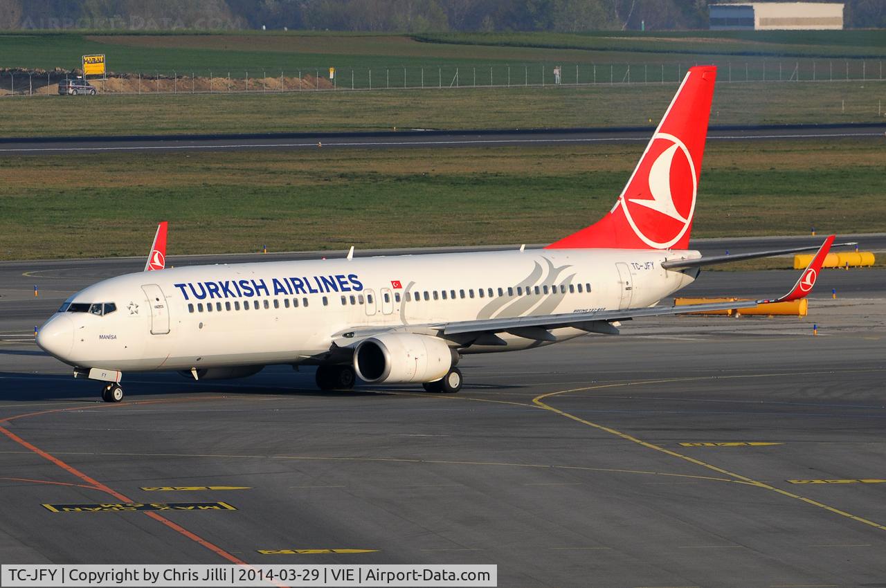 TC-JFY, 2000 Boeing 737-8F2 C/N 29783/497, Turkish Airlines