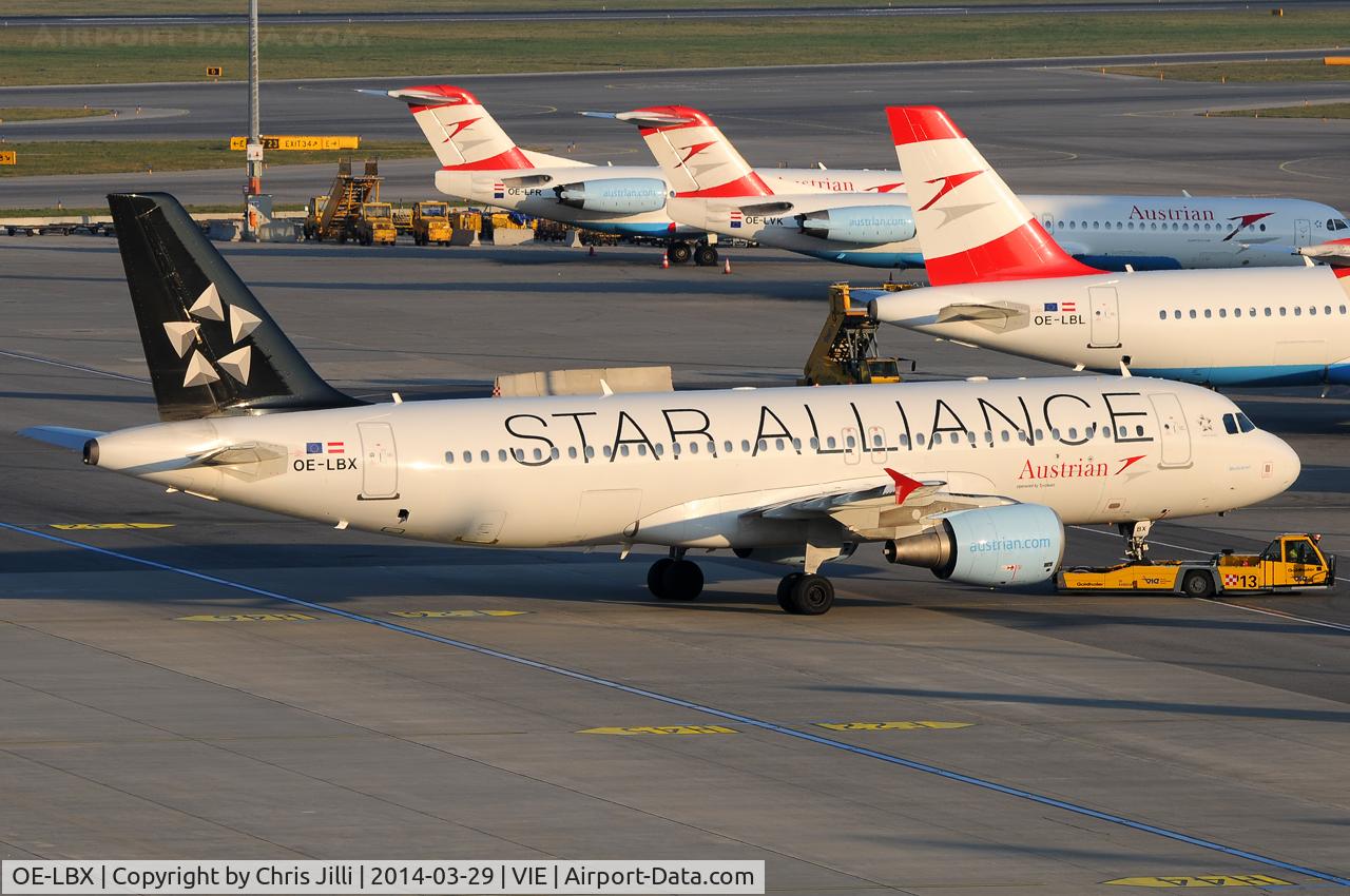 OE-LBX, 2002 Airbus A320-214 C/N 1735, Austrian Airlines