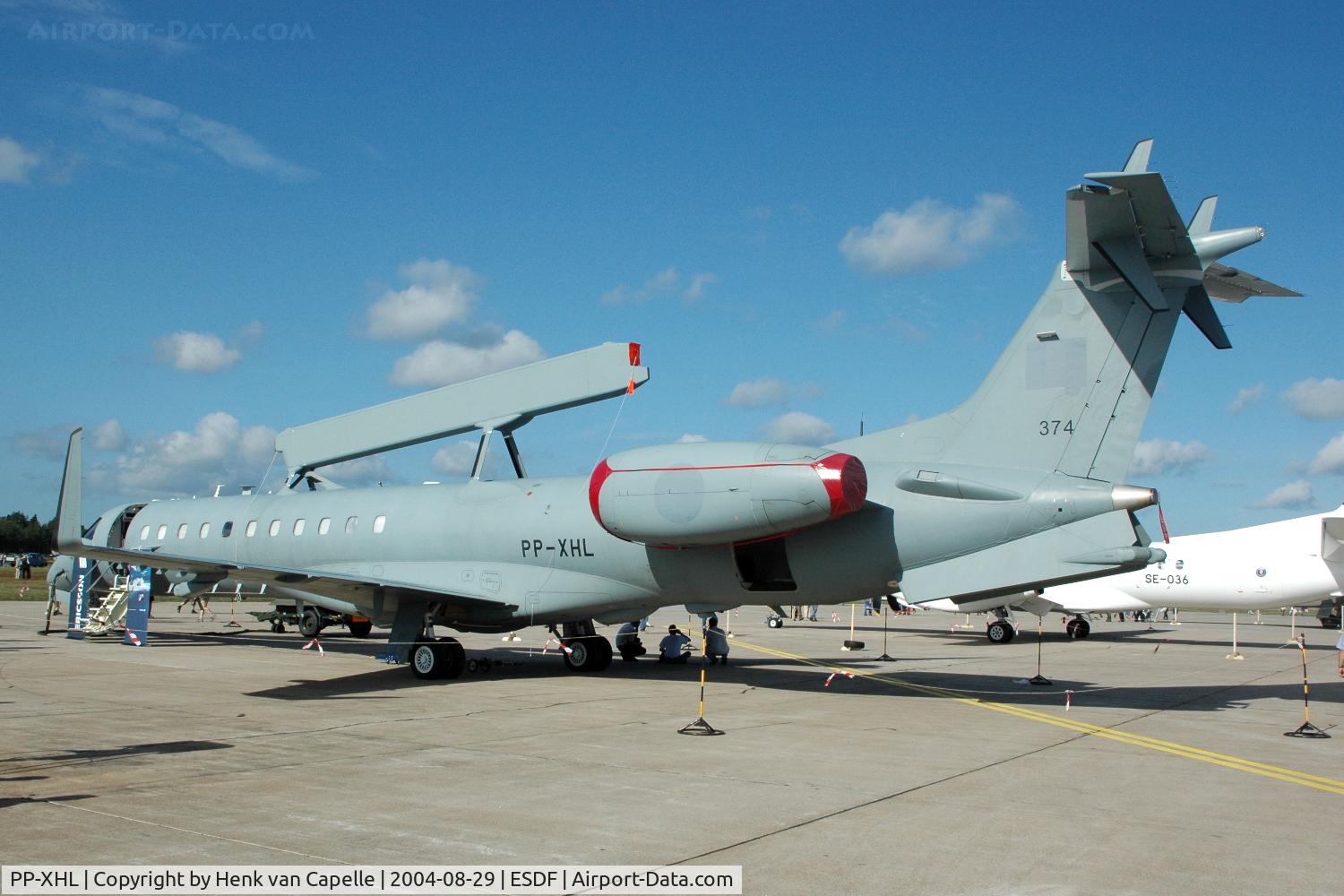 PP-XHL, Embraer EMB-145H AEW&C C/N 145374, Embraer EMB-145H radarplane destined for the Greek Air Force at Ronneby Air Base, Sweden.