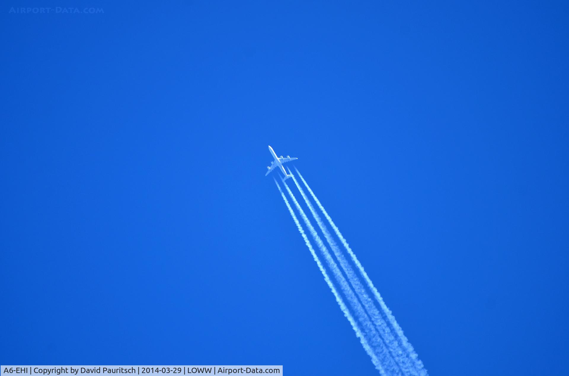 A6-EHI, 2008 Airbus A340-642X C/N 929, Enroute Abu Dhabi-London