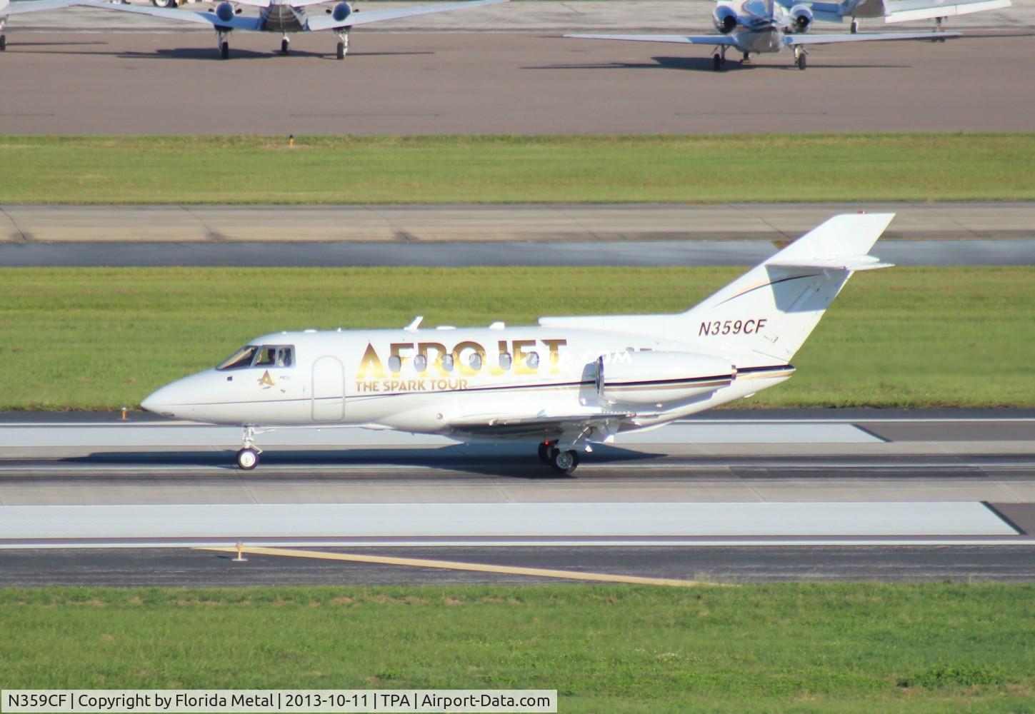 N359CF, 1989 British Aerospace BAe.125 Series 800A C/N 258154, BAE 800A used by DJ Afro Jack