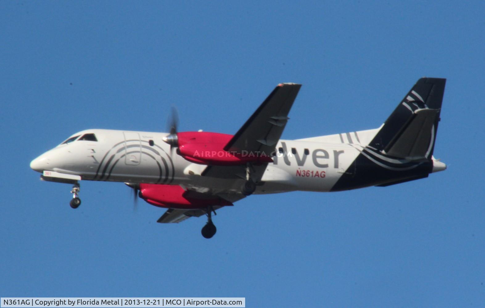 N361AG, 1998 Saab 340B C/N 340B-451, Silver Airways Saab 340B