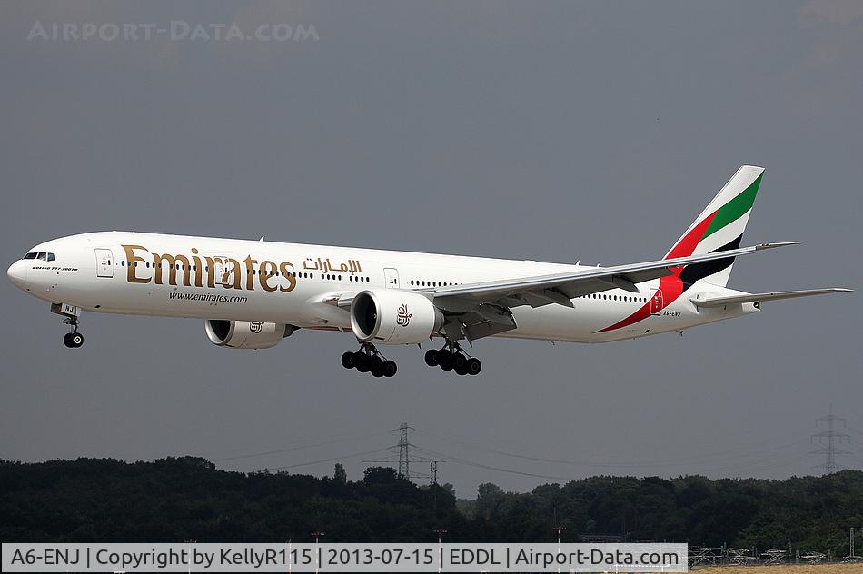 A6-ENJ, 2013 Boeing 777-31H/ER C/N 35605, Dusseldorf Rhein-Ruhr - Emirates
