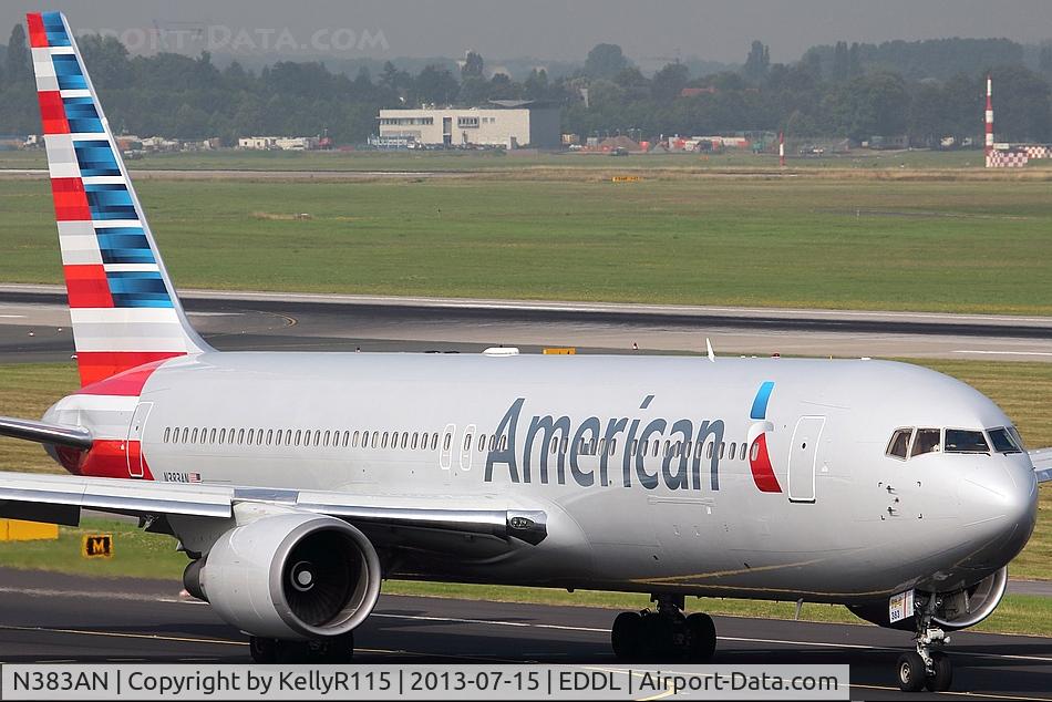N383AN, 1993 Boeing 767-323 C/N 26995, Dusseldorf Rhein-Ruhr - American Airlines