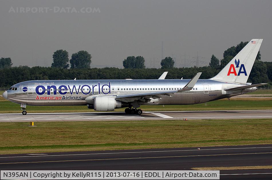 N395AN, 1998 Boeing 767-323 C/N 29432, Dusseldorf Rhein-Ruhr - American Airlines