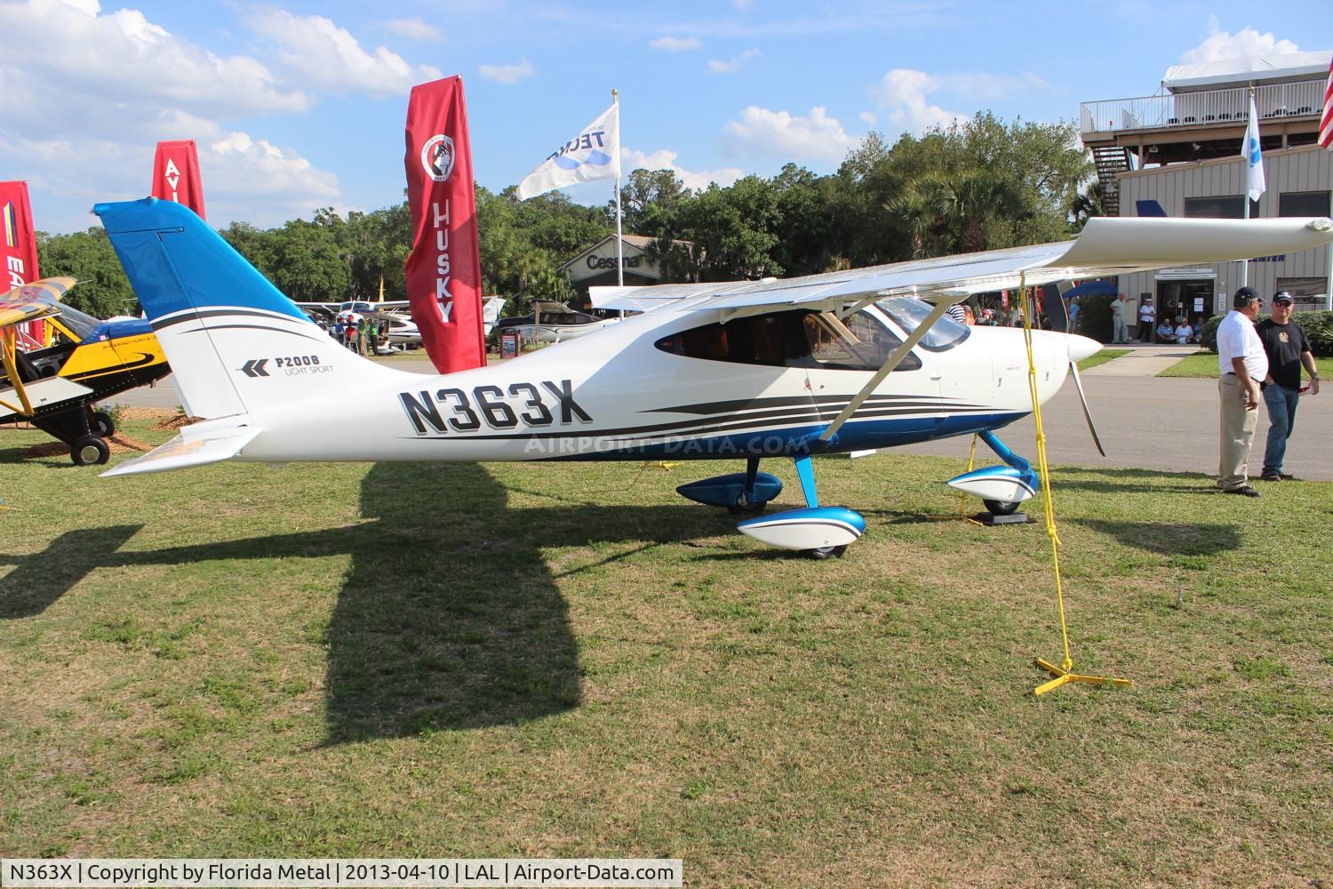 N363X, 2012 Tecnam P-2008 C/N 070, Tecnam P2008