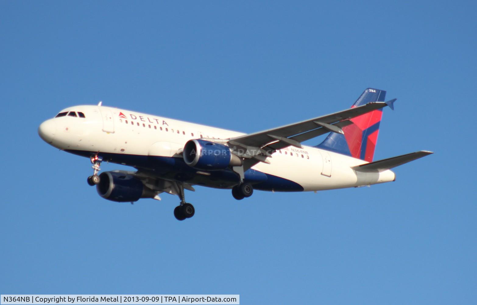 N364NB, 2003 Airbus A319-114 C/N 2002, Delta A319