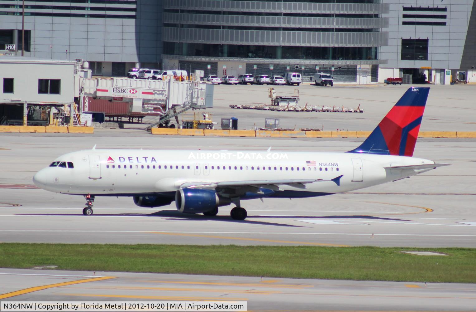 N364NW, 1999 Airbus A320-212 C/N 0962, Delta A320