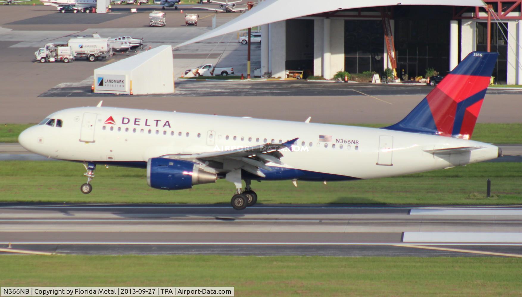 N366NB, 2003 Airbus A319-114 C/N 2026, Delta A319