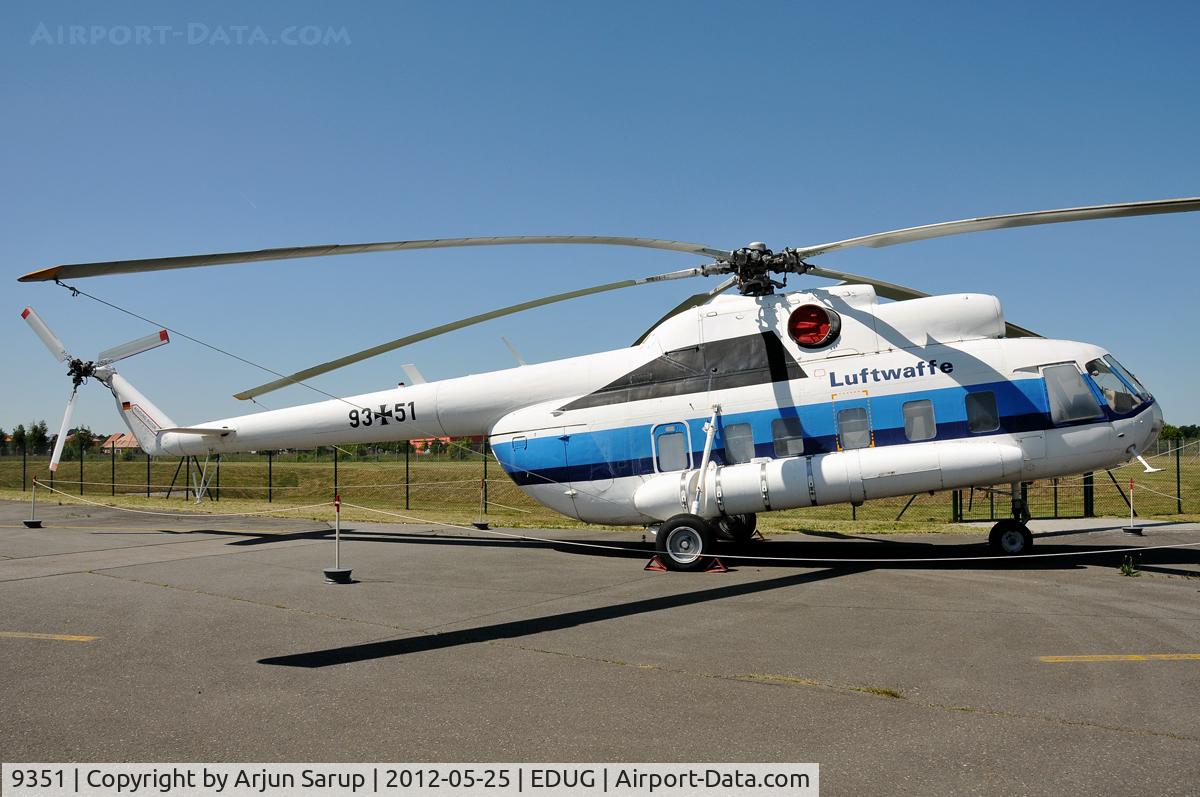 9351, Mil Mi-8S C/N 105104, On display at the Luftwaffenmuseum.