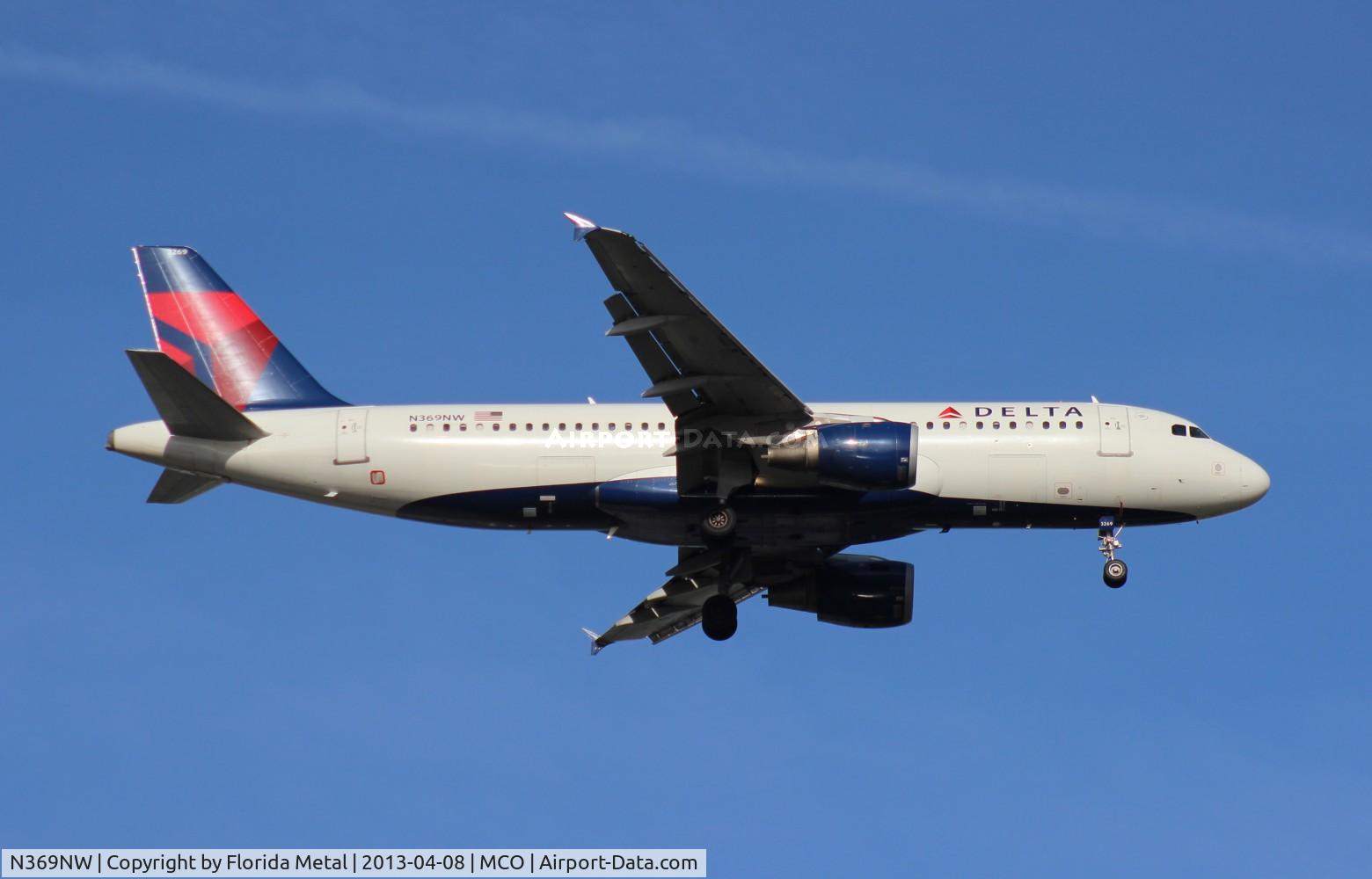N369NW, 1999 Airbus A320-212 C/N 1011, Delta A320