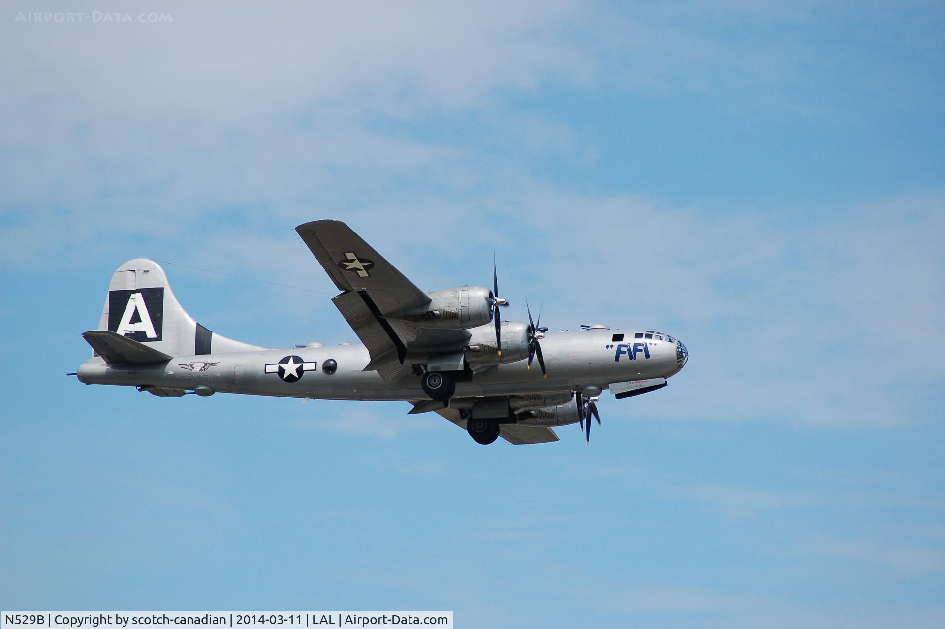 N529B, 1944 Boeing B-29A-60-BN Superfortress C/N 11547, 1944 Boeing B-29A Superfortress, N529B, at Lakeland Linder Regional Airport, Lakeland, FL