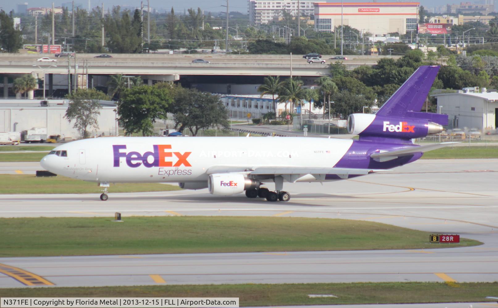 N371FE, 1972 McDonnell Douglas MD-10-10F C/N 46609, Fed Ex MD-10-10F