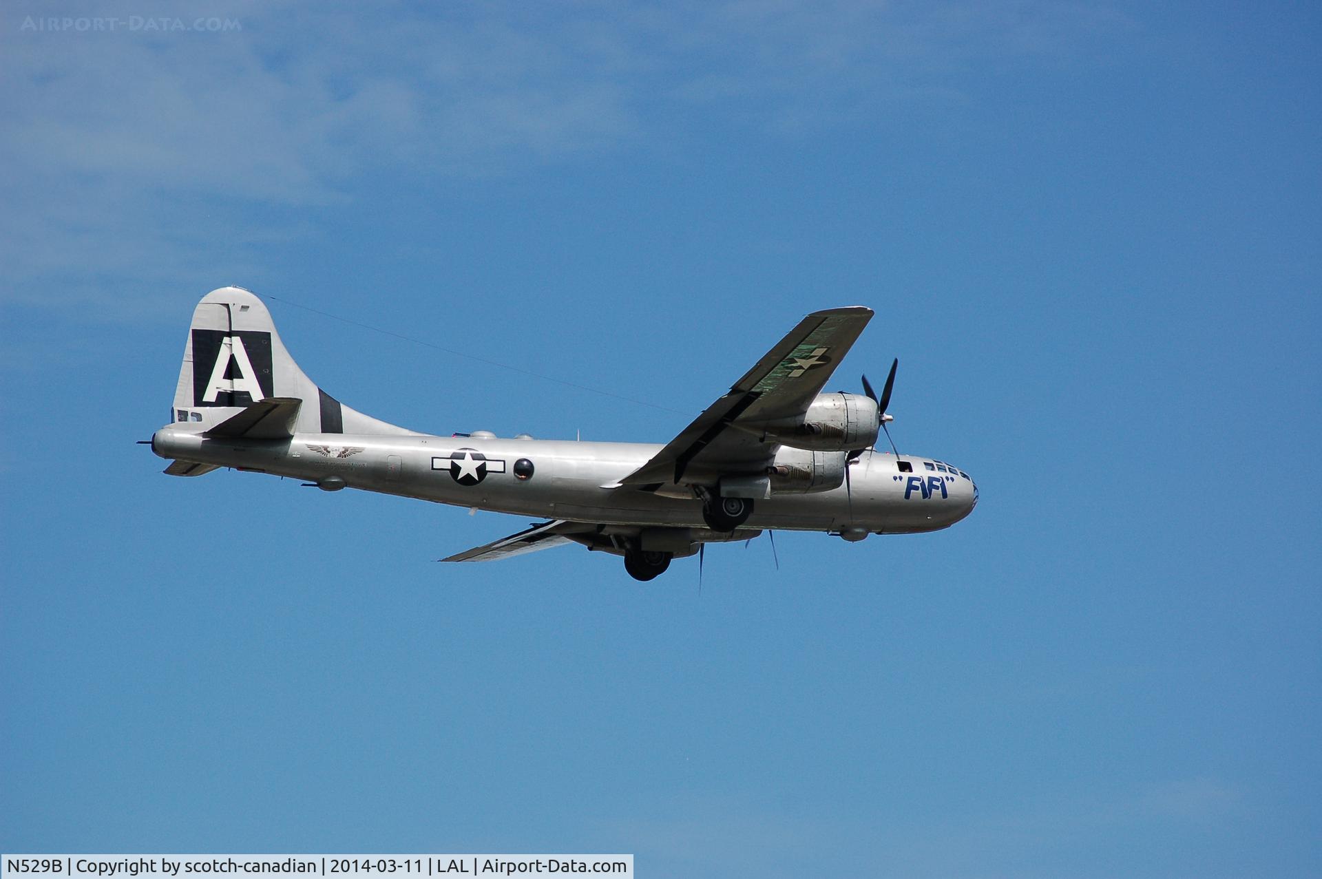 N529B, 1944 Boeing B-29A-60-BN Superfortress C/N 11547, 1944 Boeing B-29A Superfortress, N529B, at Lakeland Linder Regional Airport, Lakeland, FL