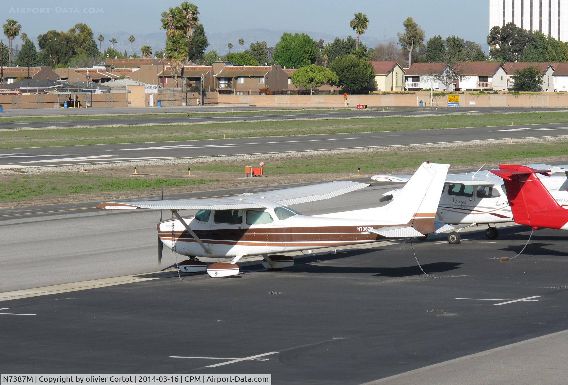 N7387M, 1958 Cessna 175 Skylark C/N 55687, Compton airport