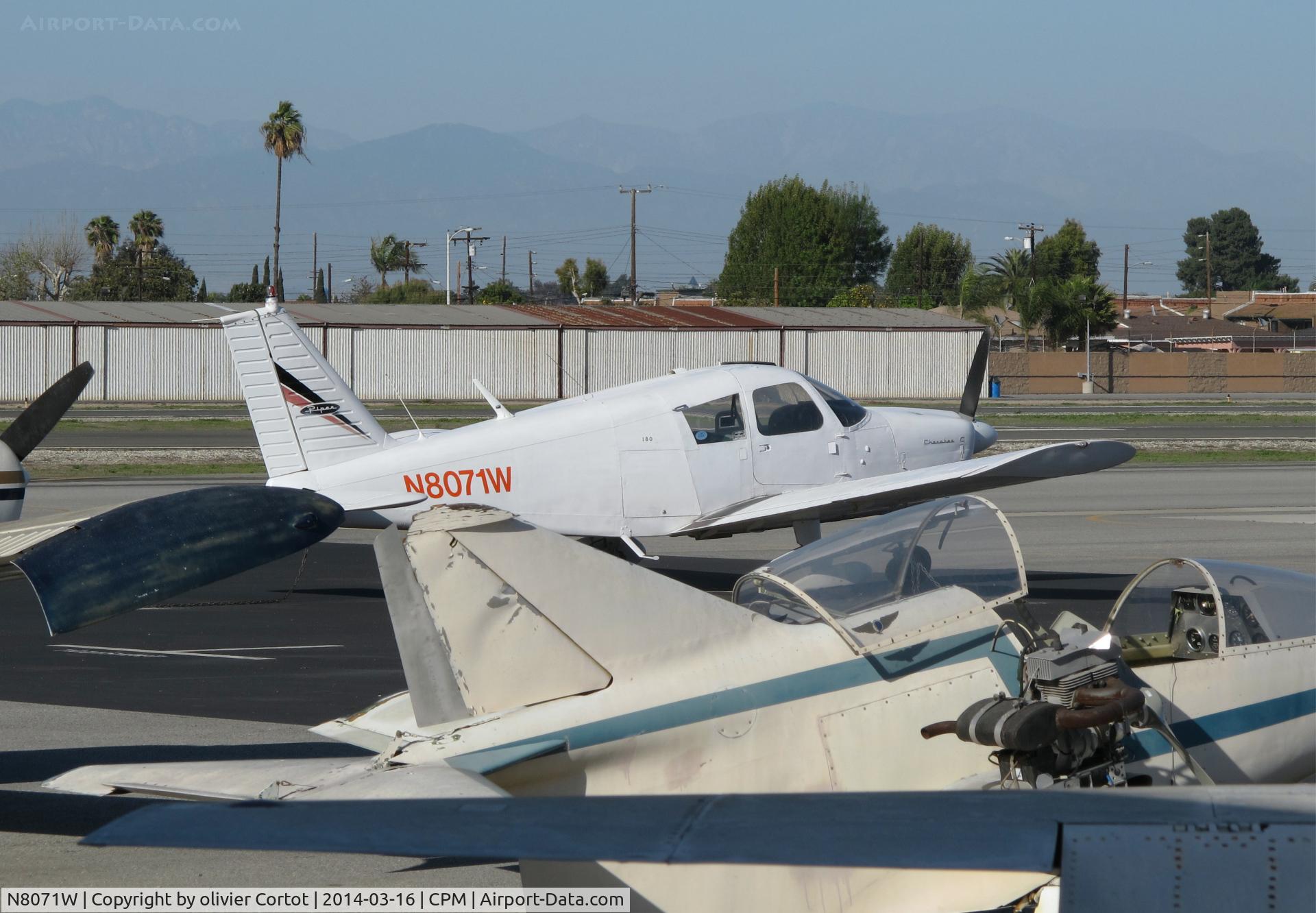 N8071W, 1965 Piper PA-28-180 C/N 28-2158, Compton airport, near the air museum