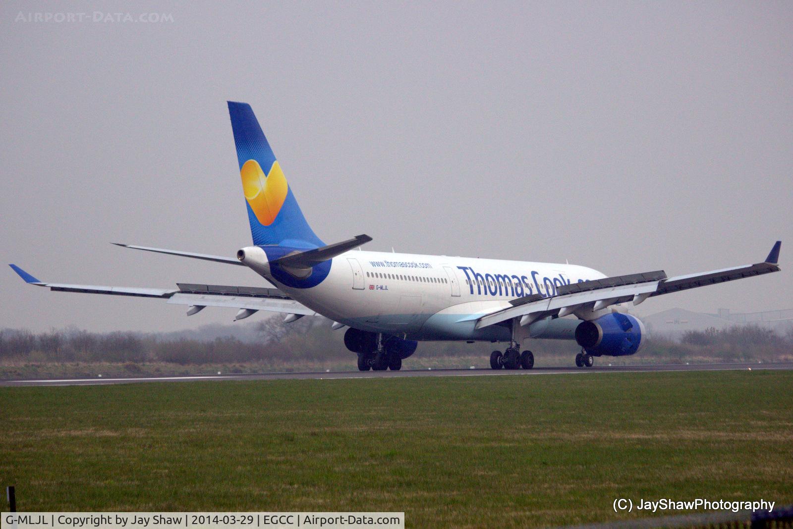 G-MLJL, 1999 Airbus A330-243 C/N 254, Early Morning Arrival 05R Manchester EGCC