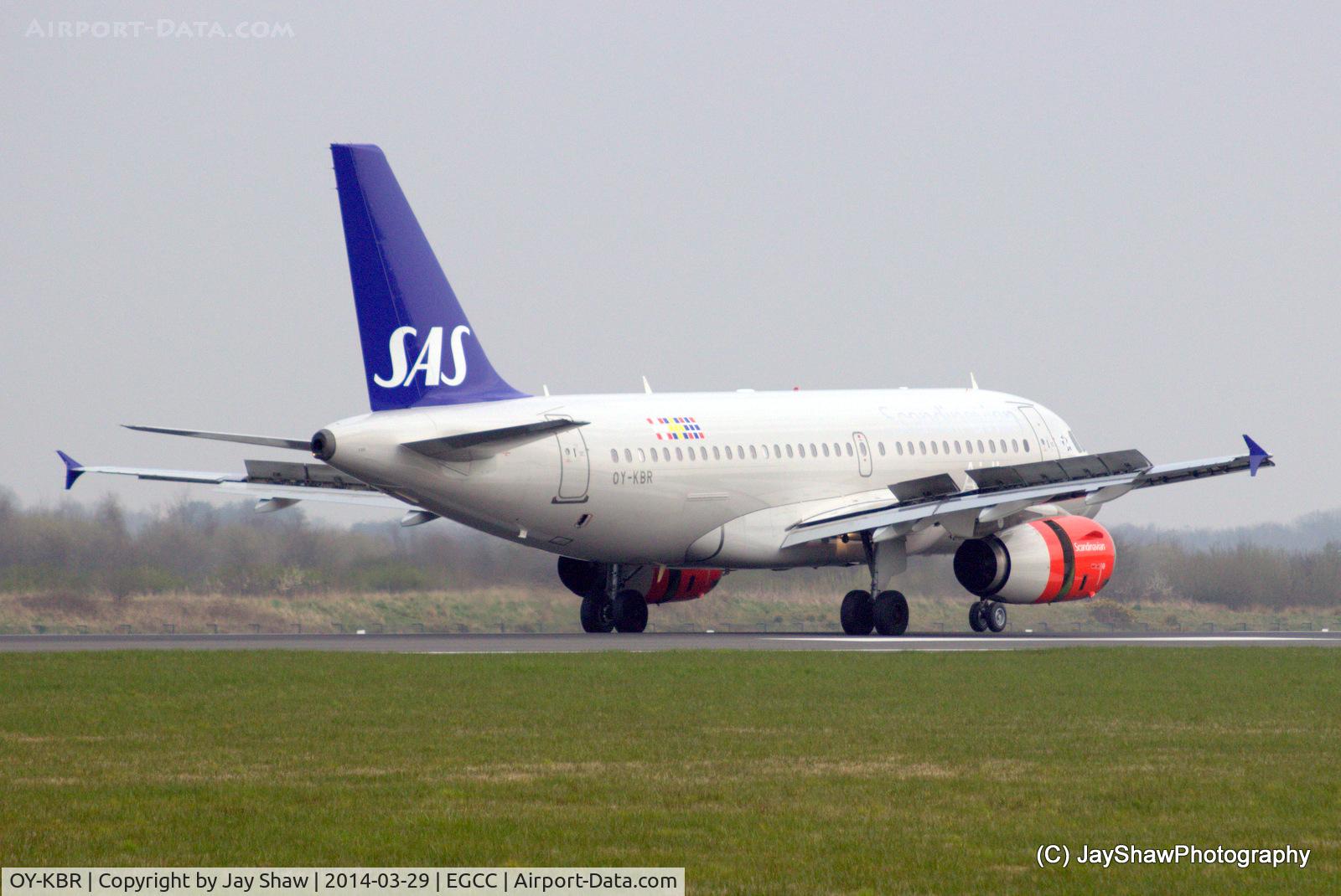 OY-KBR, 2007 Airbus A319-132 C/N 3231, Early Morning Arrival 05R Manchester EGCC