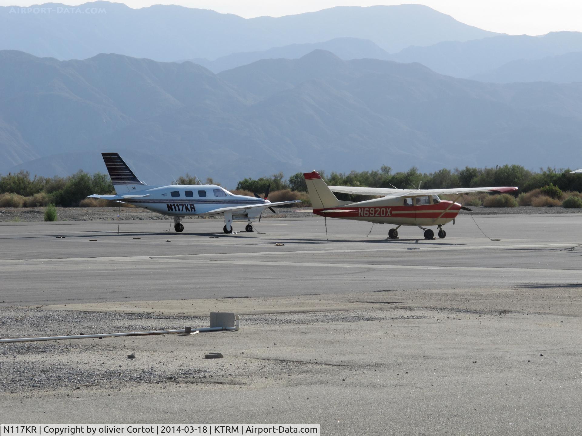 N117KR, 1997 Piper PA-46-350P Malibu Mirage C/N 4636088, Palm springs in the evenning