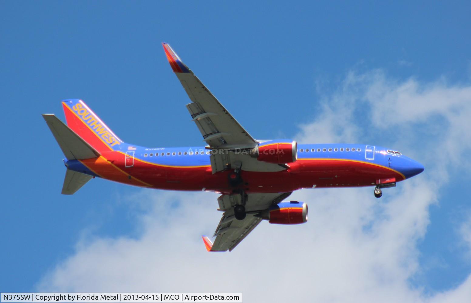 N375SW, 1993 Boeing 737-3H4 C/N 26583, Southwest 737-300