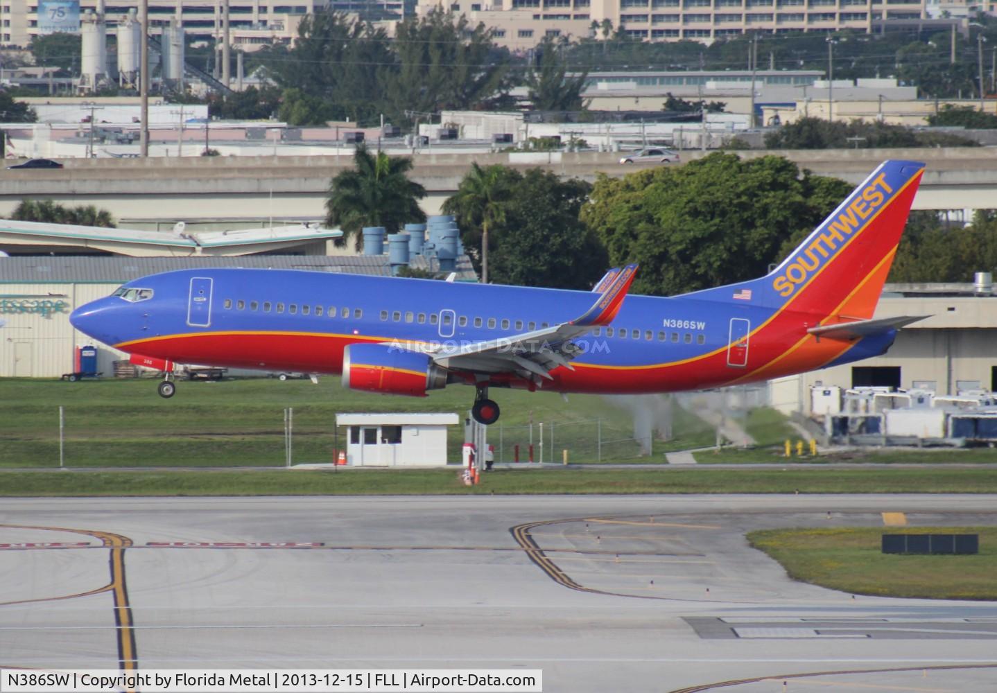 N386SW, 1994 Boeing 737-3H4 C/N 26601, Southwest 737-300