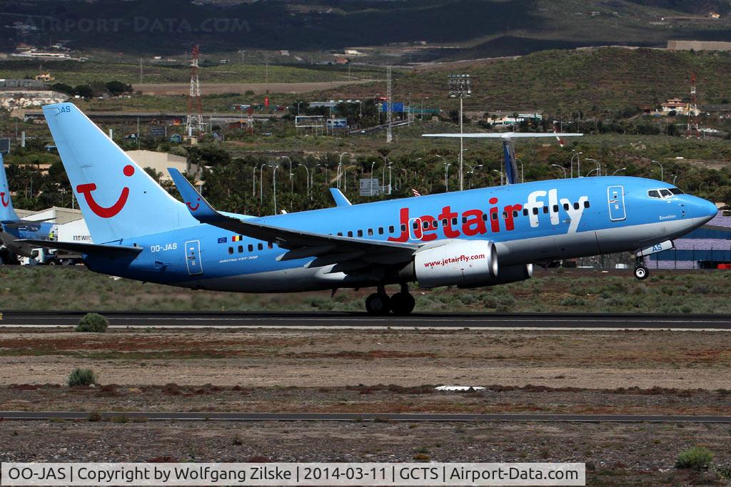 OO-JAS, 2008 Boeing 737-7K5 C/N 35144, visitor
