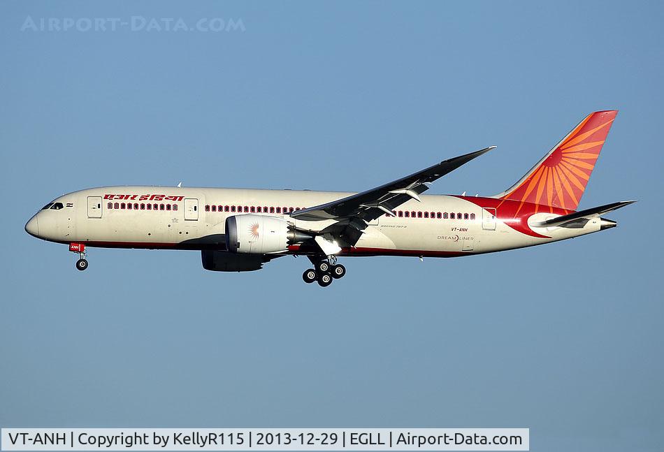 VT-ANH, 2012 Boeing 787-8 Dreamliner C/N 36276, London Heathrow - Air India