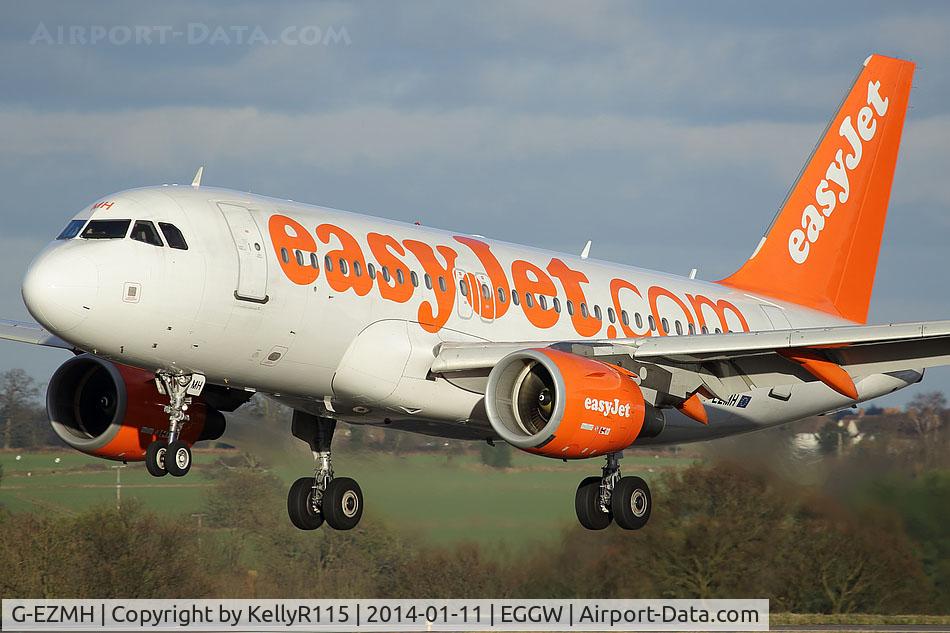 G-EZMH, 2003 Airbus A319-111 C/N 2053, London Luton - easyJet