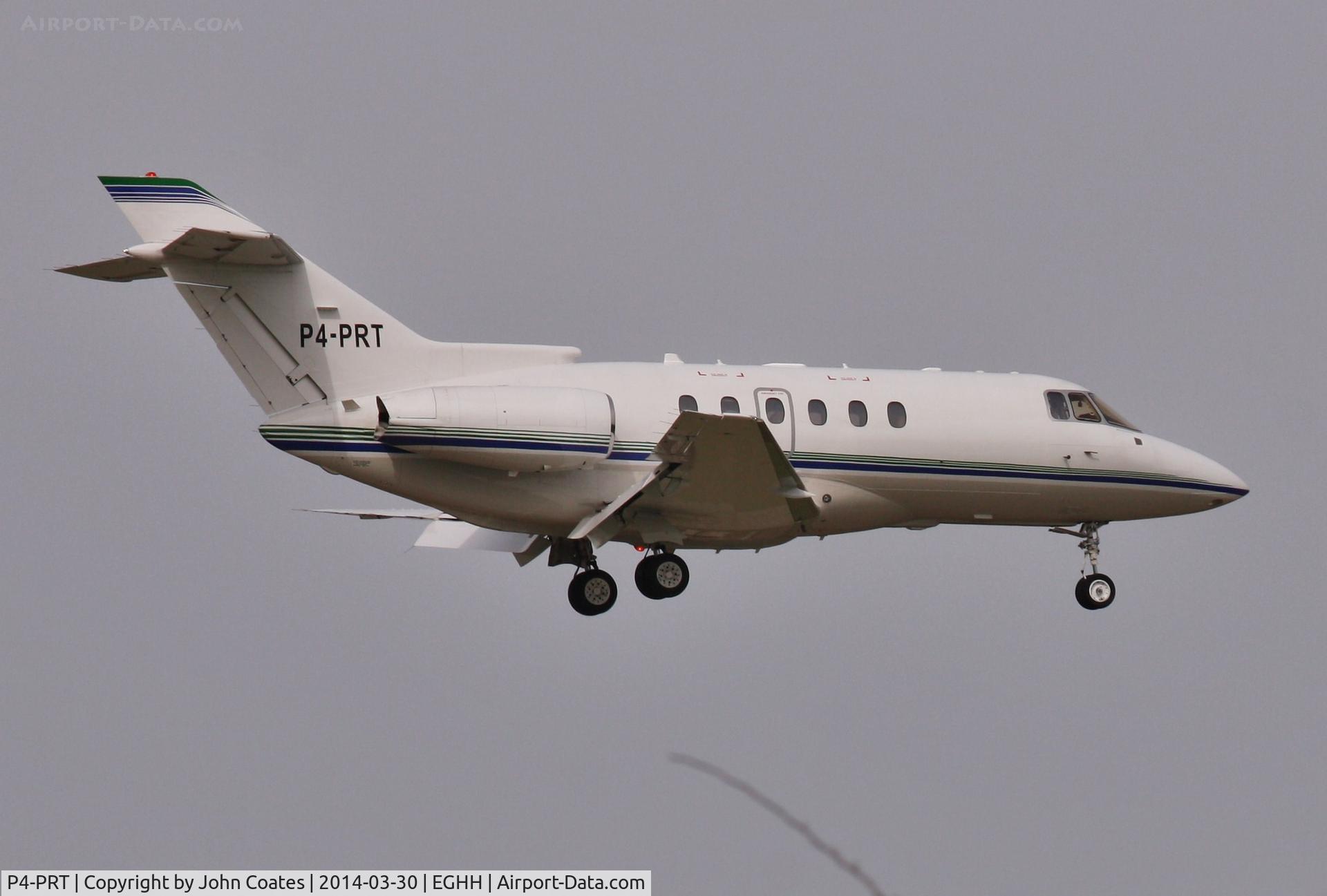 P4-PRT, 2004 Raytheon Hawker 800XP C/N 258682, Arriving 08