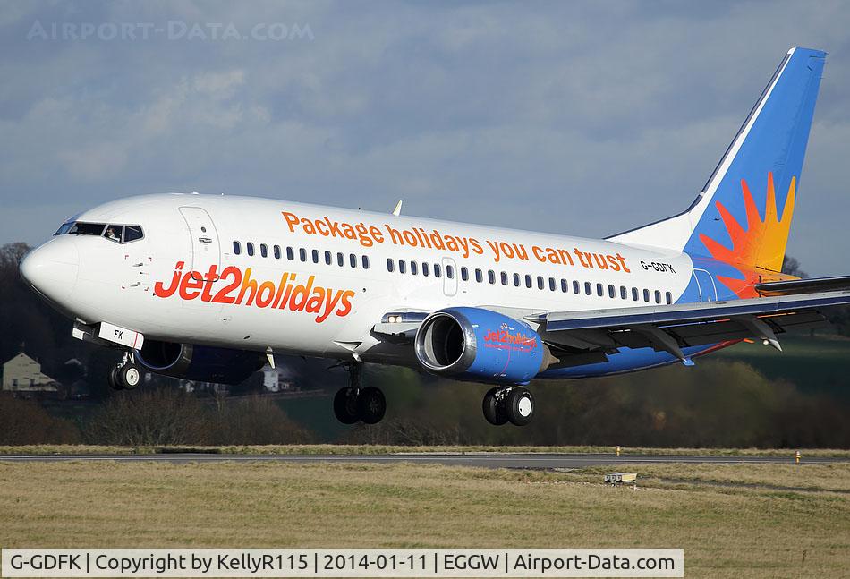 G-GDFK, 1998 Boeing 737-36N C/N 28572, London Luton - Jet2